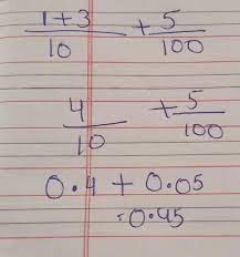 write the decimal number 1 3 10 5 100