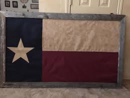 Tea Stained Texas Flag 3x5 Foot Anley