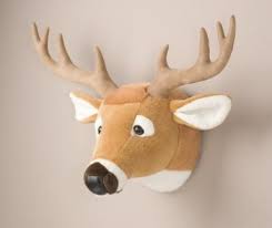 Deer Head Stuffed Animal Wall Mount