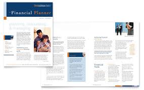Financial Planning Consulting Newsletter Template Word