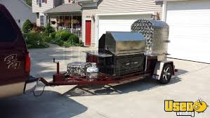 2020 7 x 16 open bbq smoker trailer