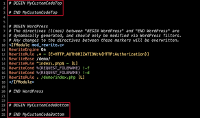 overwriting htaccess file