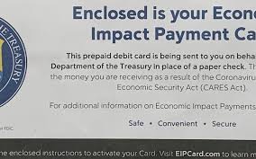 economic impact payment debit cards a