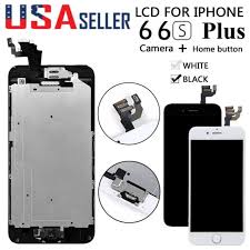 If your screen gets cracked, we can help. Lcd Screen Touch Digitizer Home Button Flex Connector For Iphone 4 Gsm White For Sale Online Ebay