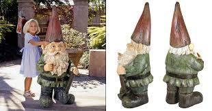 gigantic garden gnome statue the