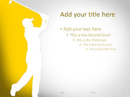 Free Powerpoint Templates About Golf Presentationgo Com