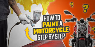 how to paint a motorcycle step by step