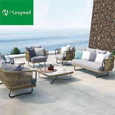rope woven tables and garden leisure