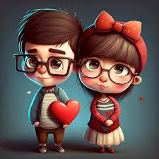 premium photo cute cartoon couple