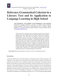 Chat whatsapp single sudah dihapus yang. Pdf Reference Grammatical Cohesion In A Literary Text And Its Application To Language Learning In High School