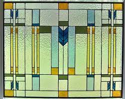 Frank Lloyd Write Style Stained Glass