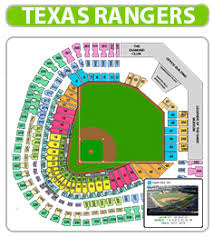 16 Extraordinary Texas Ranger Ballpark Map
