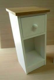 Narrow Bedside Cabinet 12 Painted