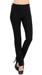 Ankle Black Viv Collection New Womens Straight Fit Trouser