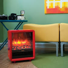 Crane Usa Mini Fireplace Heater Orange