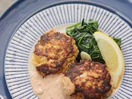 lump crab cakes with tail remoulade