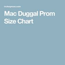 Mac Duggal Prom Size Chart Prom Dresses Mac Duggal Size