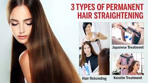 types of permanent hair straightening