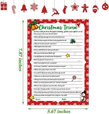 Where did there arise such a clatter? Buy 55 Pieces Christmas Trivia Party Game Xmas Festival Trivia Card Christmas Holiday Guessing Activity Festive Party Supplies For Family Friends Annual Festive Events Party Decorations Online In Indonesia B08k2ymqmb