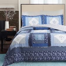 Patchwork Cotton King Quilt Bedding Set