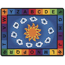 sunny day learn play rectangle rug zerbee