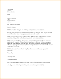 Complaint Letter Template Sample Noise To Council Holiday Uk