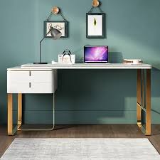 White office desk with hutch. Modern White 47 L Shaped Desk Office Desk Corner Computer Desk With Hutch