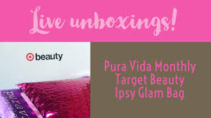 pura vida target beauty box and ipsy