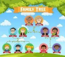 family tree clipart vector art icons