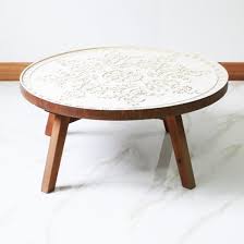 Coffee Tables Natural Wood Top Nested
