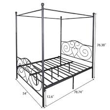 Metal Noise Free Canopy Bed Frame