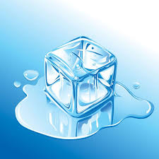 melting ice cube vector free file