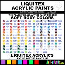Liquitex Soft Body Acrylic Paint Colors Liquitex Soft Body
