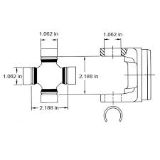Spicer 1310wj Series U Joint For Dana 30 44 Non Greasable