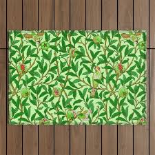 pomegranate lime green outdoor rug