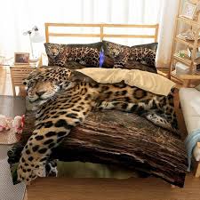 Animal Snow Leopard Bedding Twin Size