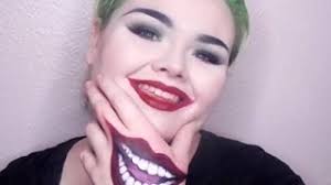 joker inspired glam makeup tutorial