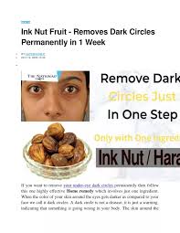 ppt ink nut fruit removes dark