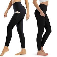 women high waist gym leggings pocket
