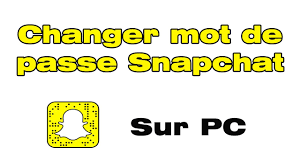 Comment changer mot de passe Snapchat sur PC - YouTube
