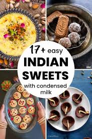 indian sweets with condensed milk