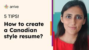 canadian resume cover letter format