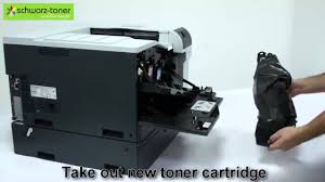 Continue the process by clicking the view. Hp Color Laser Jet Enterprise Cp 5525 Toner Cartridge Replacement User Guide Ce270a 71a 72a 73a Youtube