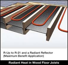 floor joist under radiant heat