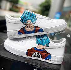 Hand painted nike air force 1 sneakers! Af1 Nike Dragon Ball Goku The Custom Movement
