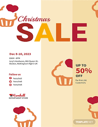 Free Christmas Dreams Sale Poster Template In Adobe Photoshop