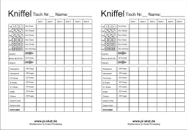 Kniffel spielplan (pdf) zum ausdrucken. Kniffelblock Kniffel Extreme Vorlage Zum Ausdrucken