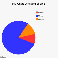 Pie Chart Of Stupid People Imgflip