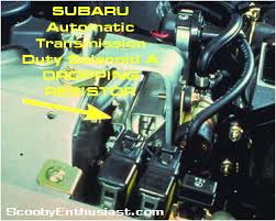Subaru Automatic Transmission Solenoid A Dropping Resistor
