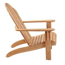 povl outdoor teak adirondack chair